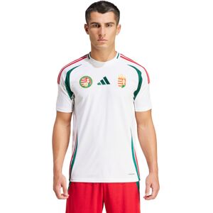 Adidas - Camiseta Hungría Segunda Equipación Eurocopa 2024, Unisex, White, XL