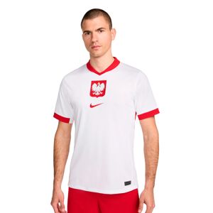 Nike - Camiseta Polonia Primera Equipación Eurocopa 2024, Unisex, White-Sport Red-Sport Red No Sponsor, 2XL