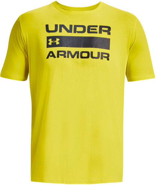 Under Armour - Camiseta UA Team Issue Wordmark, Hombre, Starfruit-Black, XL