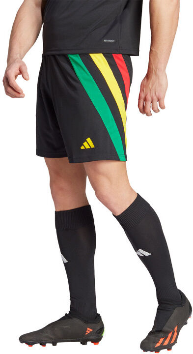 Adidas - Pantalón corto Fortore 23, Hombre, Black-Team Colleg Red-Team Yellow-Team Green, XL