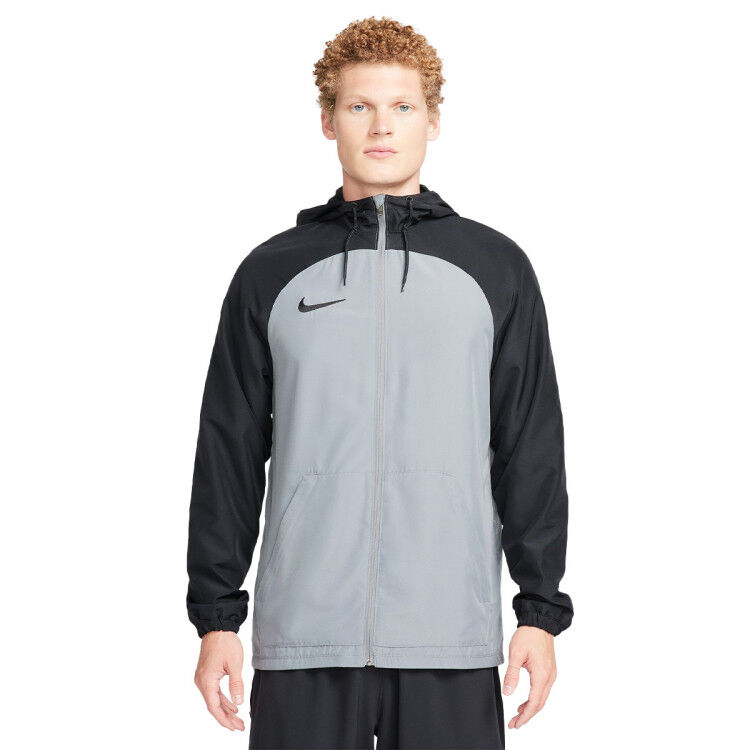 Nike - Chaqueta Dri-Fit Academy Hooded Track, Hombre, Cool Grey-Black, 2XL