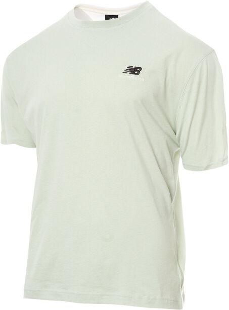 New Balance - Camiseta Uni-ssentials Cotton, Hombre, Green, XS