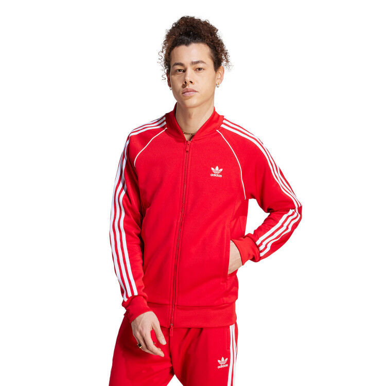 Adidas - Top Adicolor, Hombre, Better Scarlet-White, M