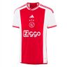 Adidas - Camiseta Ajax de Amsterdam Primera Equipación 2023-2024, Unisex, White-Bold Red, XL