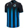 Macron - Camiseta Club Brujas Primera Equipación 2023-2024, Unisex, Negro-Azul, S