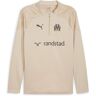 Puma - Sudadera Olympique Marsella Training 2023-2024, Unisex, Granola-Sand Dune, M