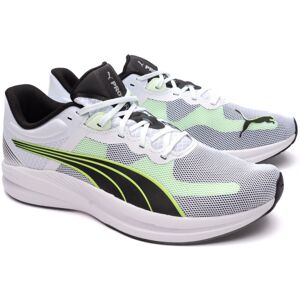 Puma - Zapatilla de running Redeem Profoam, Unisex, White-Black-Fizzy Lime, 10.5 UK