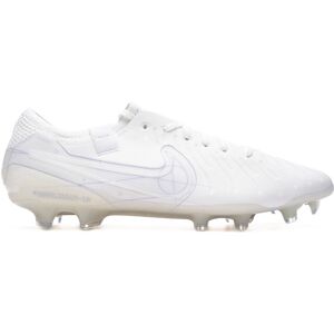 Nike - Bota de fútbol Tiempo Legend 10 Elite FG, Unisex, White, 7 USA