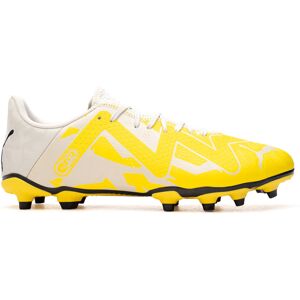 Puma - Bota de fútbol Future Play FG/AG, Unisex, Sedate Gray-Asphalt-Yellow Blaze, 8.5 UK