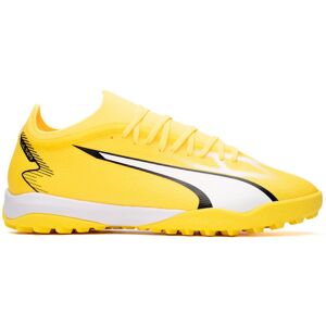 Puma - Bota de fútbol Ultra Match Turf, Unisex, Yellow Blaze-White-Black, 8 UK