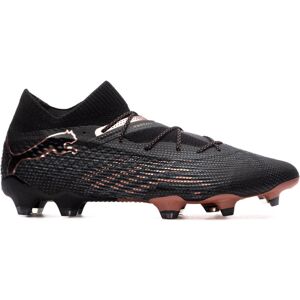 Puma - Bota de fútbol Future 7 Ultimate FG/AG, Unisex, Black-Copper Rose, 8.5 UK