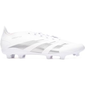 Adidas - Bota de fútbol Predator League L FG, Unisex, White-Silver, 9 UK