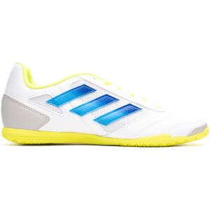 Adidas - Zapatilla de fútbol sala Super Sala 2, Unisex, White-Green, 8 UK