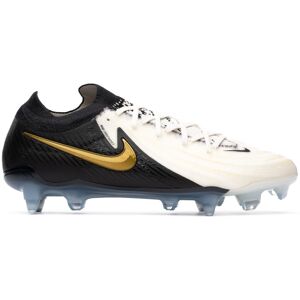 Nike - Bota de fútbol Phantom GX II Elite SG-Pro Ac, Unisex, White-Black-Mtlc Gold Coin, 7 USA