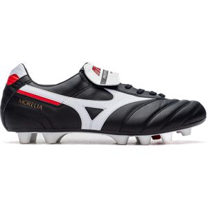 Mizuno - Bota de fútbol Morelia II Japan FG/AG, Unisex, Black, 7,5 UK