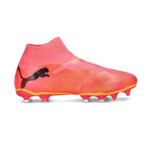 Puma - Bota de fútbol Future 7 Match+ LL FG/AG, Unisex, Sunset Glow-Black-Sun Stream, 8 UK