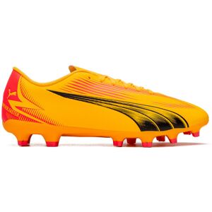 Puma - Bota de fútbol Ultra Play FG/AG, Unisex, Sun Stream-Black-Sunset Glow, 11 UK