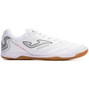 Joma - Zapatilla de fútbol sala Maxima Indoor, Unisex, Blanco, 45