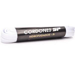 SP Fútbol - Cordones Hidrófugos Niño, Unisex, Blanco