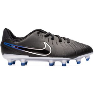 Nike - Bota de fútbol Tiempo Legend 10 Academy FG/MG Niño, Unisex, Black-Chrome-Hyper Royal, 2,5Y