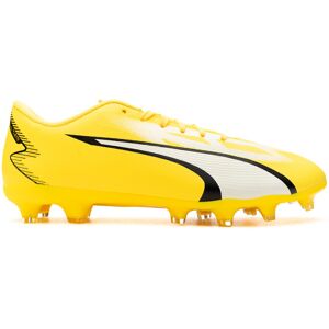 Puma - Bota de fútbol Ultra Play FG/AG Niño, Unisex, Yellow Blaze-White-Black, 5 UK