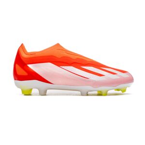 Adidas - Bota de fútbol X Crazyfast Elite LL FG Niño, Unisex, Solar Red-Ftwr White-Team Solar Yellow, 4 UK