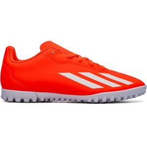 Adidas - Bota de fútbol X Crazyfast Club Turf Niño, Unisex, Solar Red-Ftwr White-Team Solar Yellow, 32 EUR