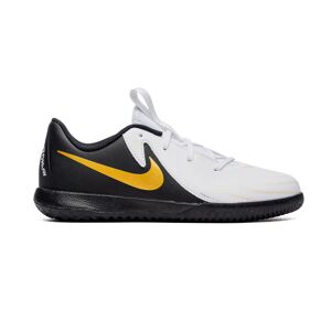 Nike - Zapatilla de fútbol sala Phantom GX II Academy IC Niño, Unisex, White-Black-Mtlc Gold Coin, 1Y