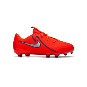Nike - Bota de fútbol Phantom GX II Academy FG/MG Erling Haaland Niño, Unisex, Brt Crimson-White, 3Y