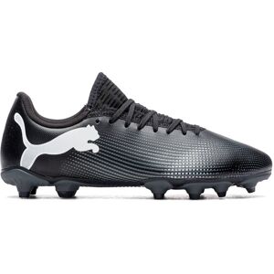 Puma - Bota de fútbol Future 7 Play FG/AG Niño, Unisex, Black-White, 13