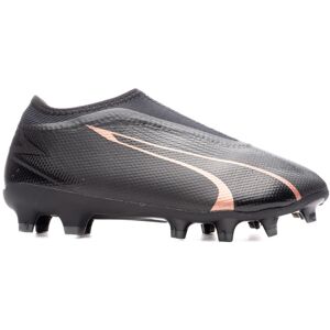 Puma - Bota de fútbol Ultra Match LL FG/AG Niño, Unisex, Black-Copper Rose, 3.5 UK