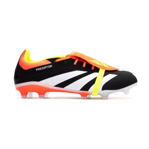Adidas - Bota de fútbol Predator Elite FT FG Niño, Unisex, Core Black-Ftwr White-Solar Red, 5,5 UK
