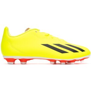 Adidas - Bota de fútbol X Crazyfast Club FxG Niño, Unisex, Team Solar Yellow-Core Black-Ftwr White, 5 UK