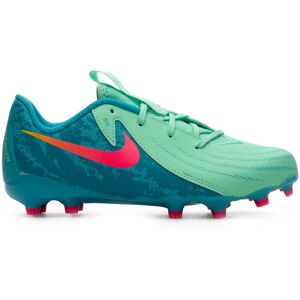 Nike - Bota de fútbol Phantom GX II Academy Lv8 FG/MG Niño, Unisex, Green Glow-Black, 6Y