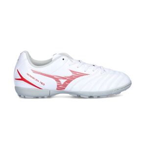 Mizuno - Bota de fútbol Monarcida Neo III Select Niño Turf, Unisex, White, 34 EUR