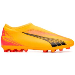 Puma - Bota de fútbol Ultra Match LL MG Niño, Unisex, Sun Stream-Black-Sunset Glow, 5 UK