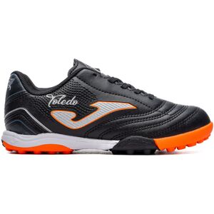 Joma - Zapatilla de fútbol sala Toledo Turf Niño, Unisex, Negro, 30