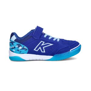 Kelme - Zapatilla de fútbol sala Precision Elastic Niño, Unisex, Royal, 33