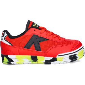 Kelme - Zapatilla de fútbol sala Trueno Lace Niño, Unisex, Rojo, 31