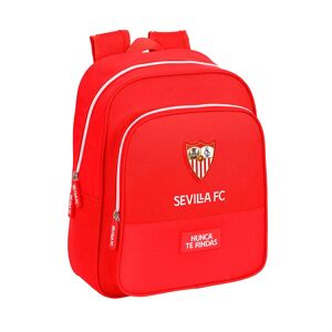 Safta - Mochila Infantil Adap. Carro Sevilla FC, Unisex, Rojo