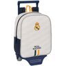 Safta - Mochila +Carro Real Madrid 1ª Equipación 23/24, Unisex, Blanco