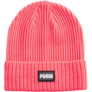 Puma - Gorro Ribbed Classic Cuff Beanie, Unisex, Electric Blush, OSFA