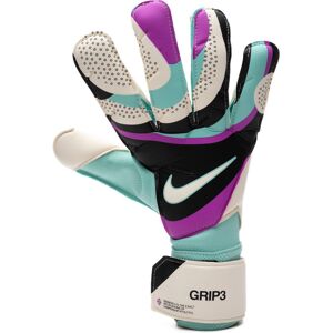 Nike - Guantes de portero Grip3, Unisex, Black-Hyper turquoise-Rush fuchsia, 10