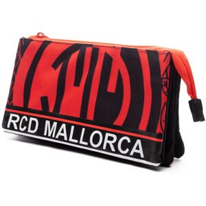 RCDM - Varios Estuche RCD Mallorca Triple, Unisex, Rojo-Negro