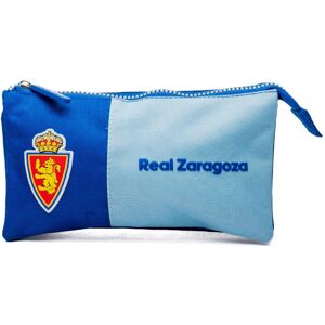 RZ - Varios Estuche Triple Real Zaragoza, Unisex, Blue