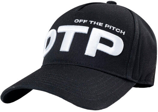 Off The Pitch - Gorra Off-Set Cap, Hombre, Black-white