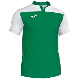 Joma - Polo Hobby II m/c, Unisex, Verde-Blanco, 5XS