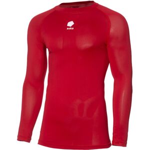 Soka - Camiseta Primera Capa Soul m/l, Hombre, Devil Red, L