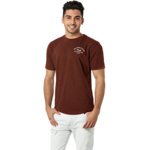 FILA - Camiseta Berkau Loose Fit Tee, Hombre, Chocolate Fondant, M