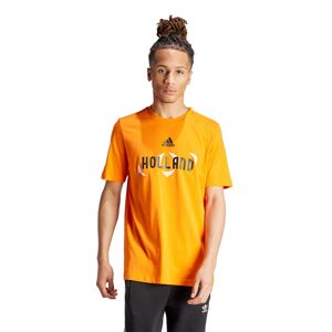 Adidas - Camiseta Holanda, Unisex, Orange, S
